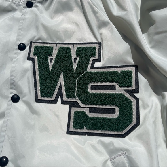 Auburn Sportswear Bomber Jacker Adult XL Gray Black Made in USA - Picture 5 of 7